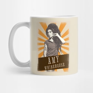 Vintage Aesthetic Amy Whinehouse Mug